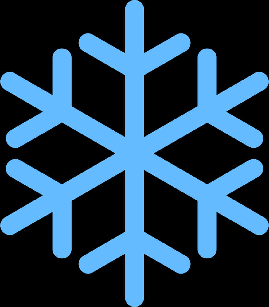 藍色雪花圖示 壁紙