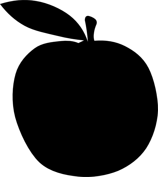 蘋果剪影圖形 壁紙