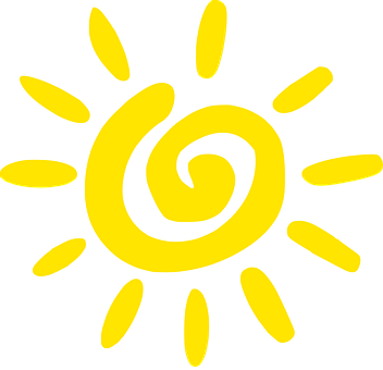 螺旋太陽圖形 壁紙