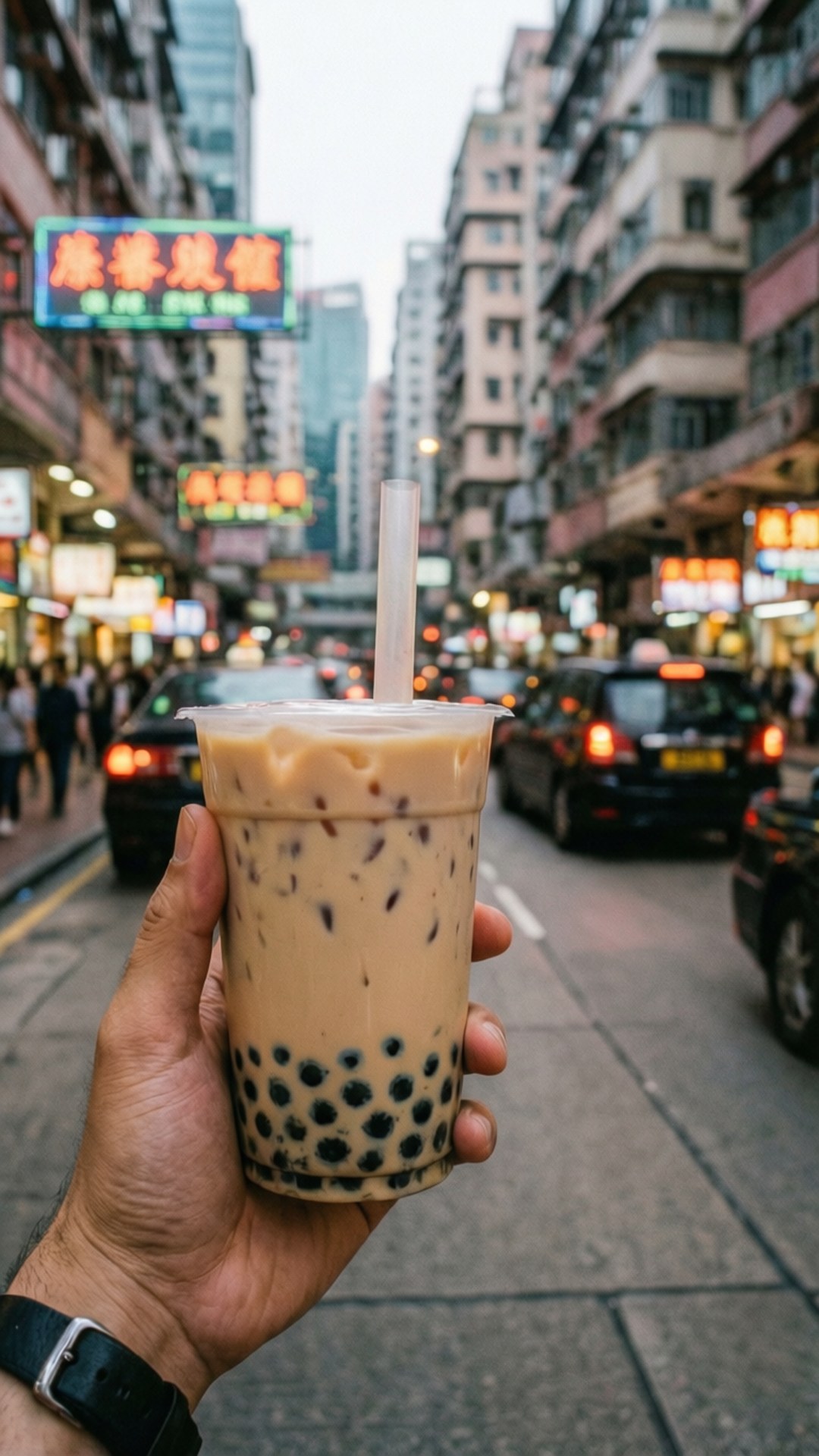 街頭風珍珠奶茶 壁紙