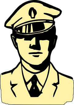 警察向量肖像 壁紙