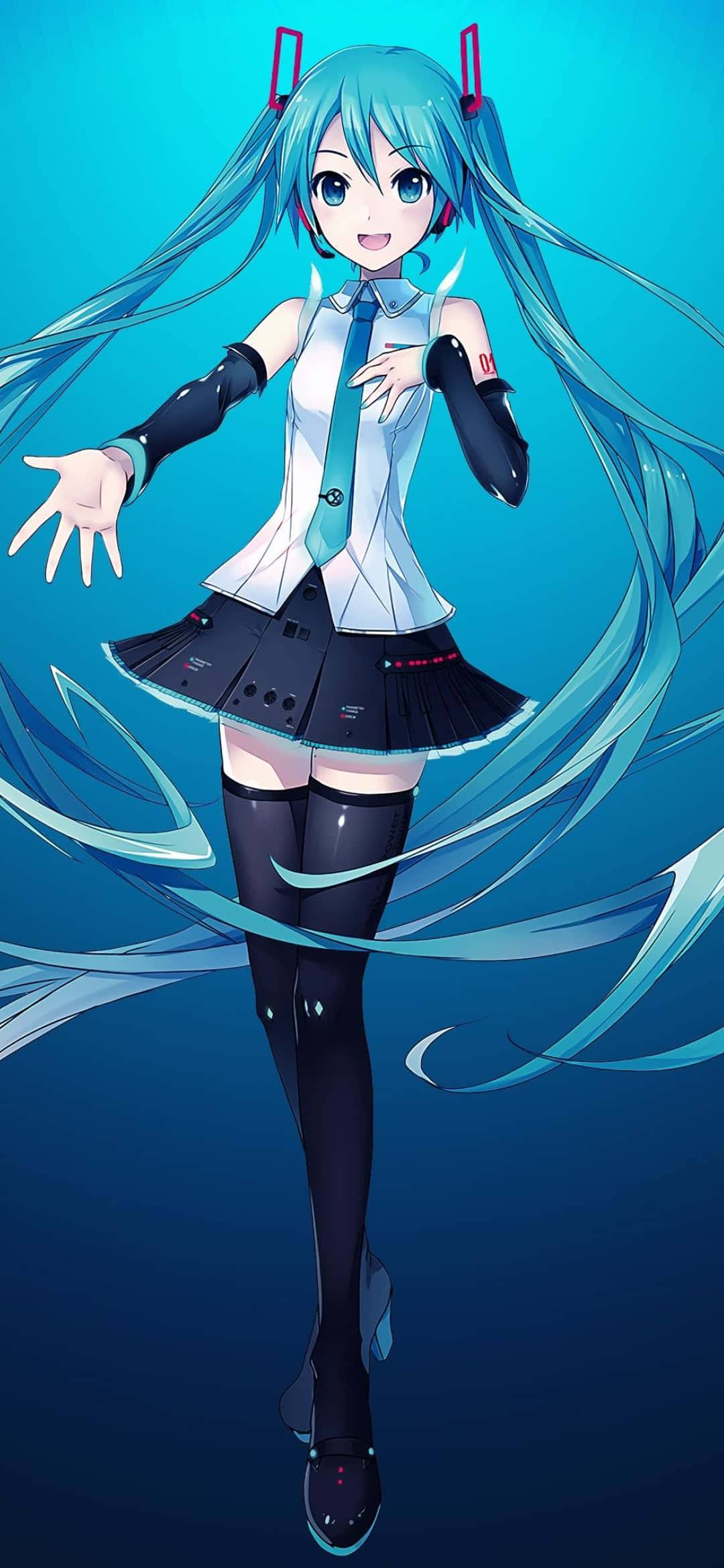 讓音樂活起來：舞台上的初音未來 壁紙