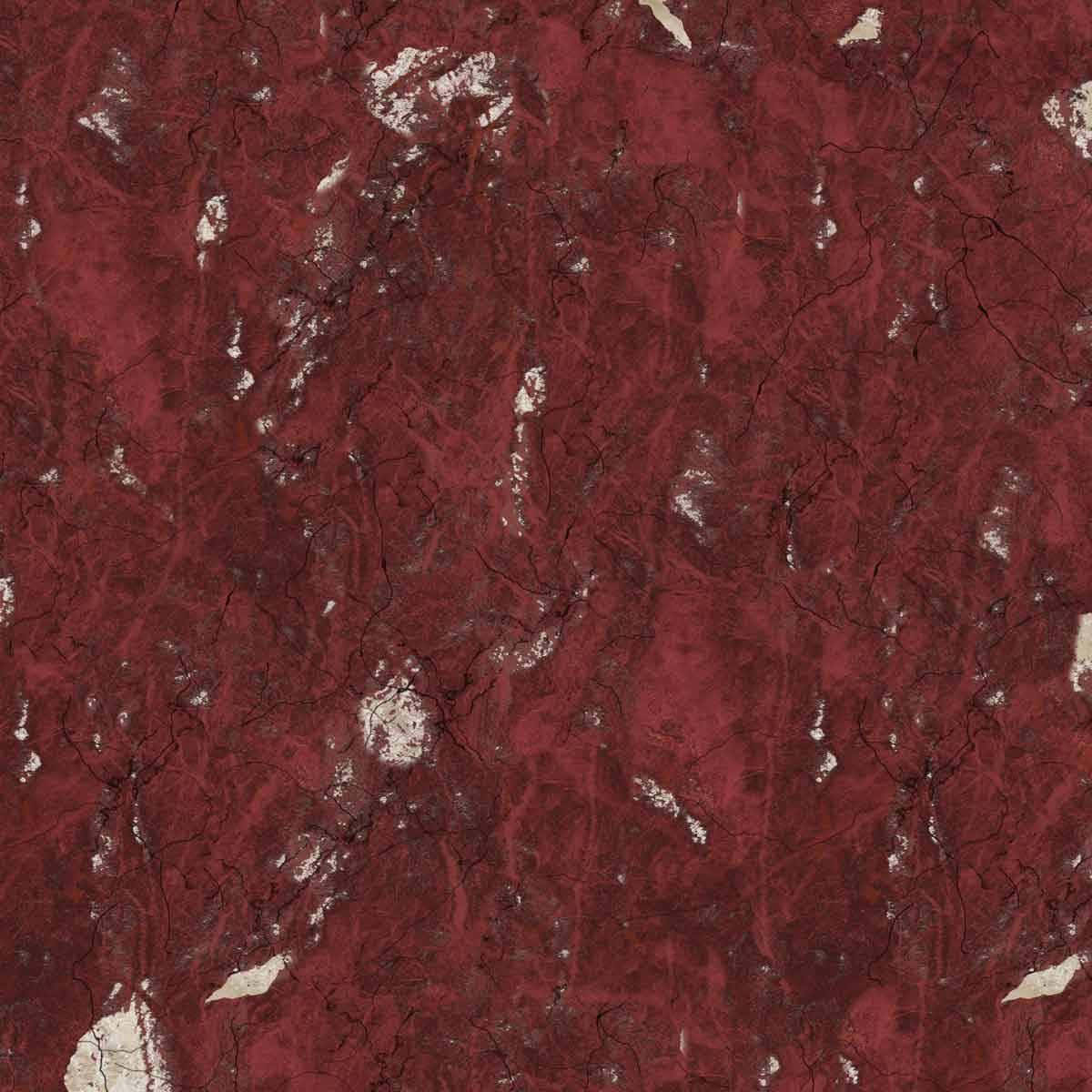 Red Marble 桌布 壁紙 — 豐富的勃艮第紋理表面，帶有白色斑點和深色紋理，類似於老化的石頭或裂開的油漆。