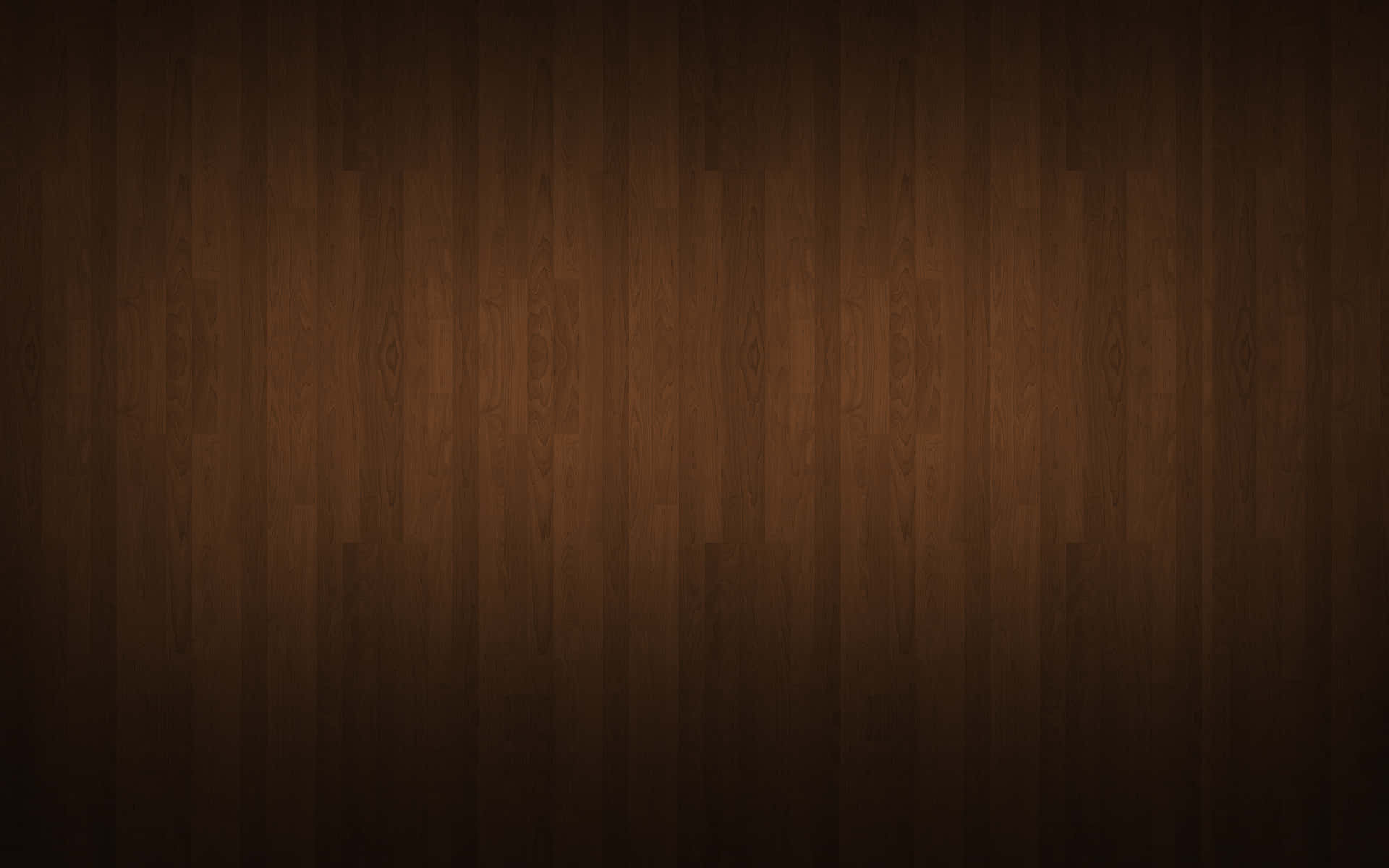High Resolution Wood 桌布 壁紙 — 豐富的深棕色木地板，帶有天然木紋圖案和柔和漸變燈光。