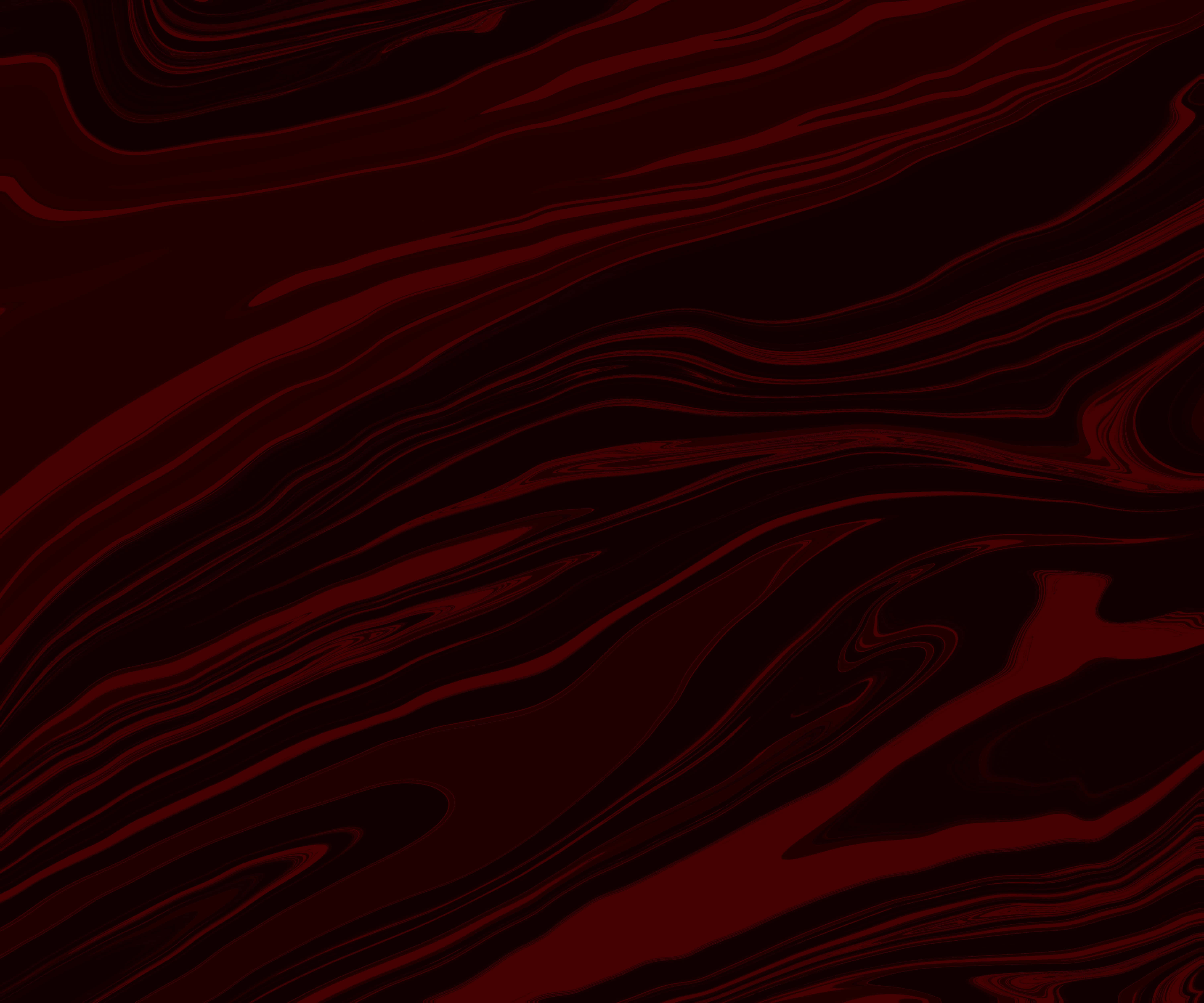Dark Red Aesthetic 桌布 壁紙 — 豐富的深紅色抽象圖案，流動的波浪線條營造出奢華的大理石紋理。