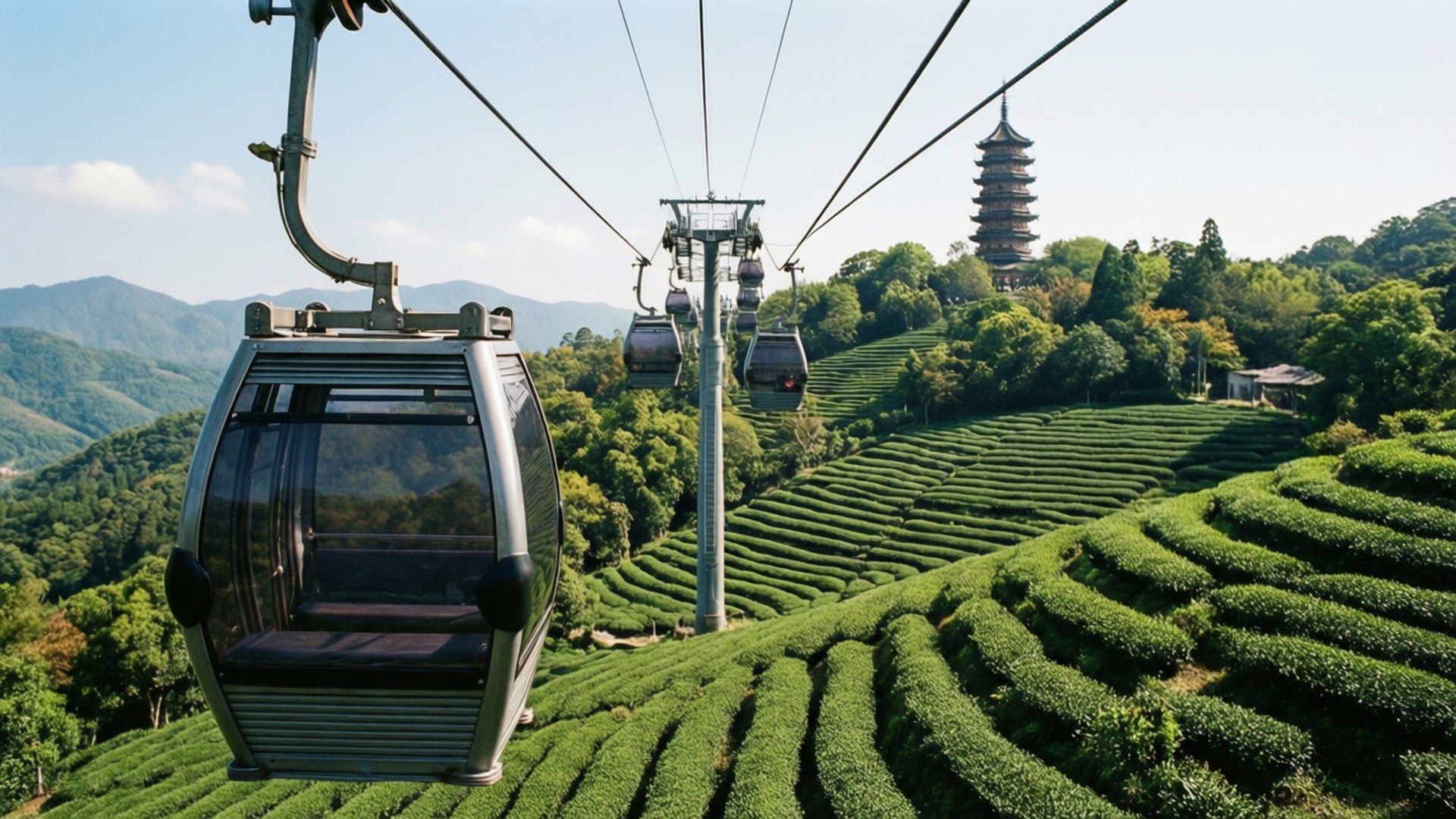 貓空纜車茶園 壁紙