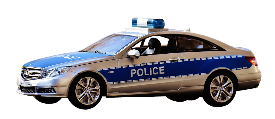 賓士警用巡邏車 壁紙