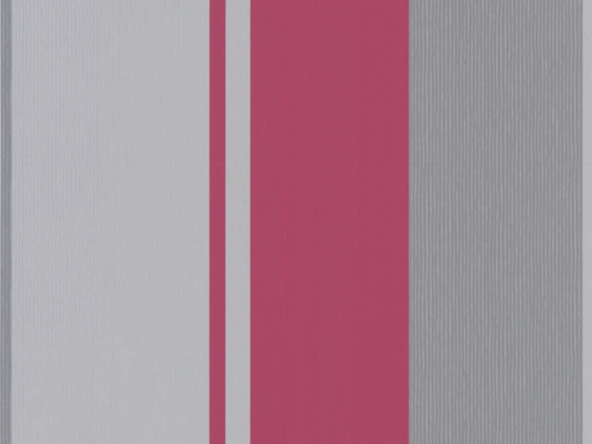 Gray And Pink 桌布 壁紙 — 質感灰色與大膽洋紅色的垂直條紋，營造出現代極簡風格的壁紙設計。