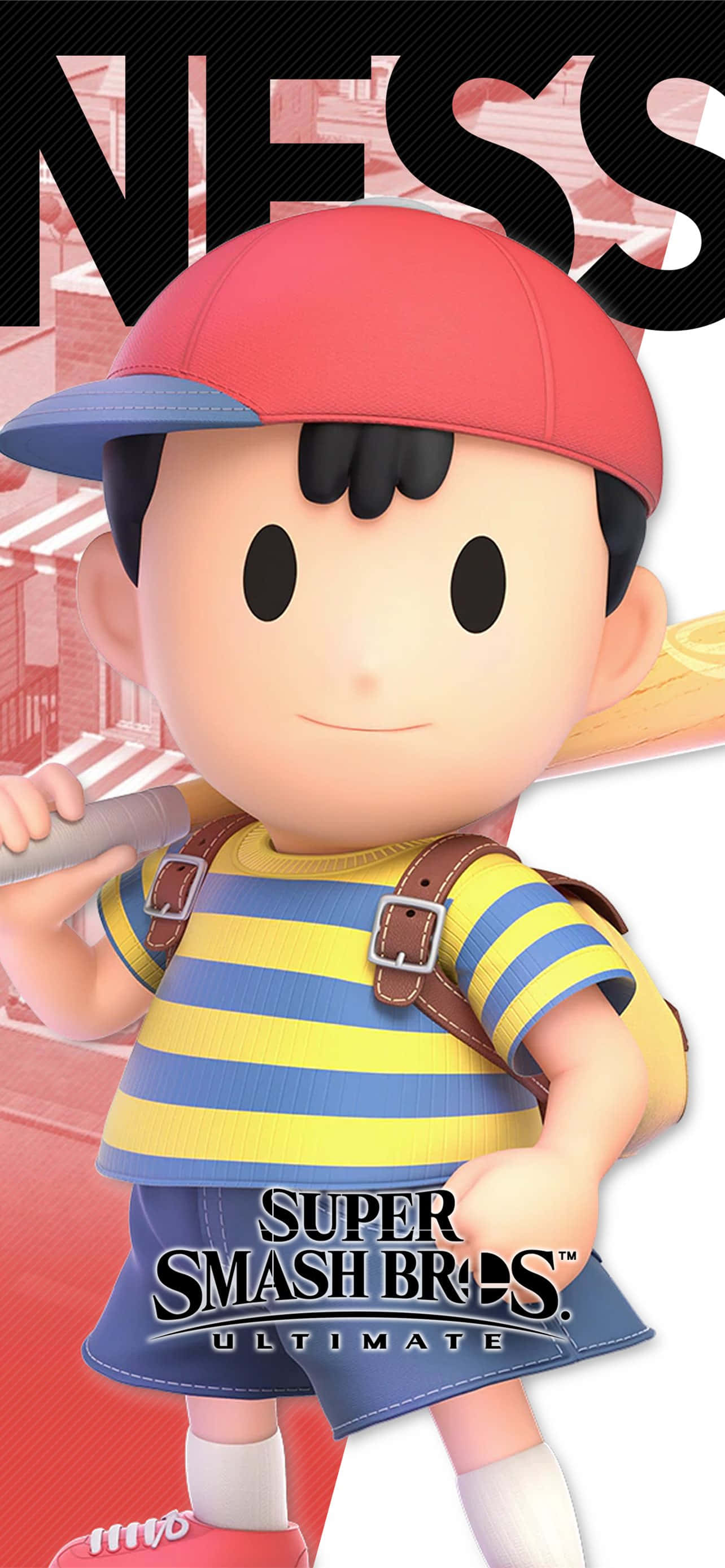 超級瑪利歐兄弟大亂鬥 Ness 海報 壁紙