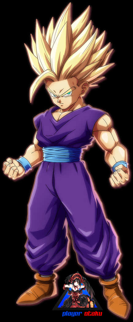 超級賽亞人少年悟飯姿勢 壁紙
