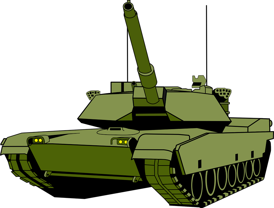 軍用坦克插畫 壁紙