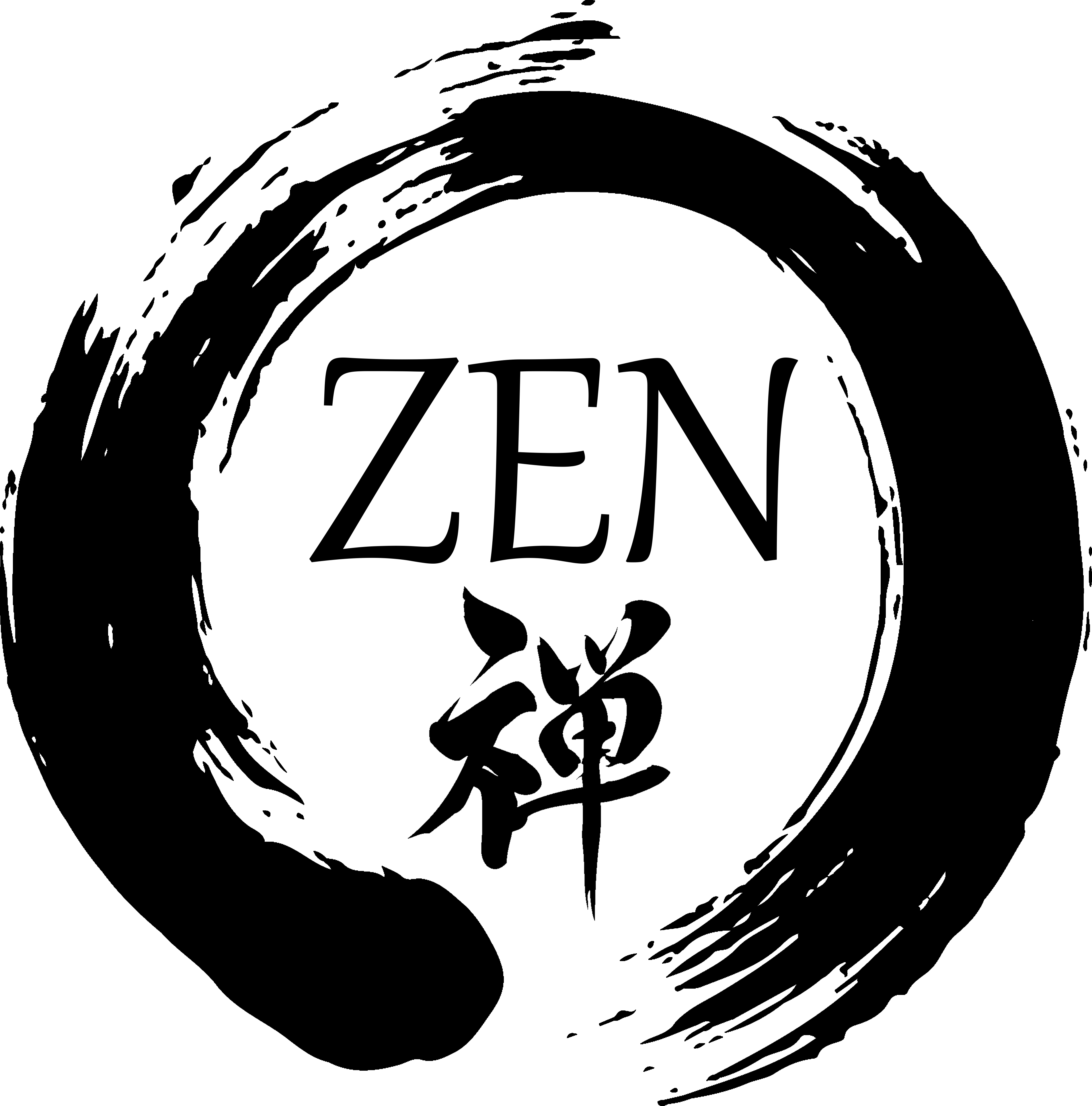 禪 桌布 壁紙 — 近乎純黑色的背景，帶有微弱的細小斑點和顆粒紋理。