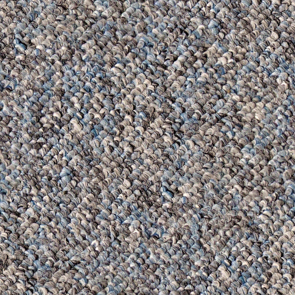 Carpet Texture 桌布 壁紙 — 近距離拍攝帶有不同纖維色調和圈絨的質感灰藍色地毯。