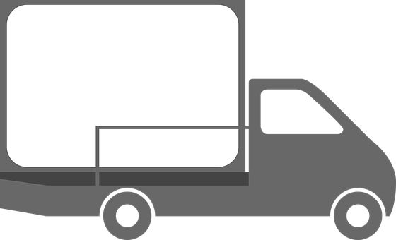 送貨卡車向量圖示