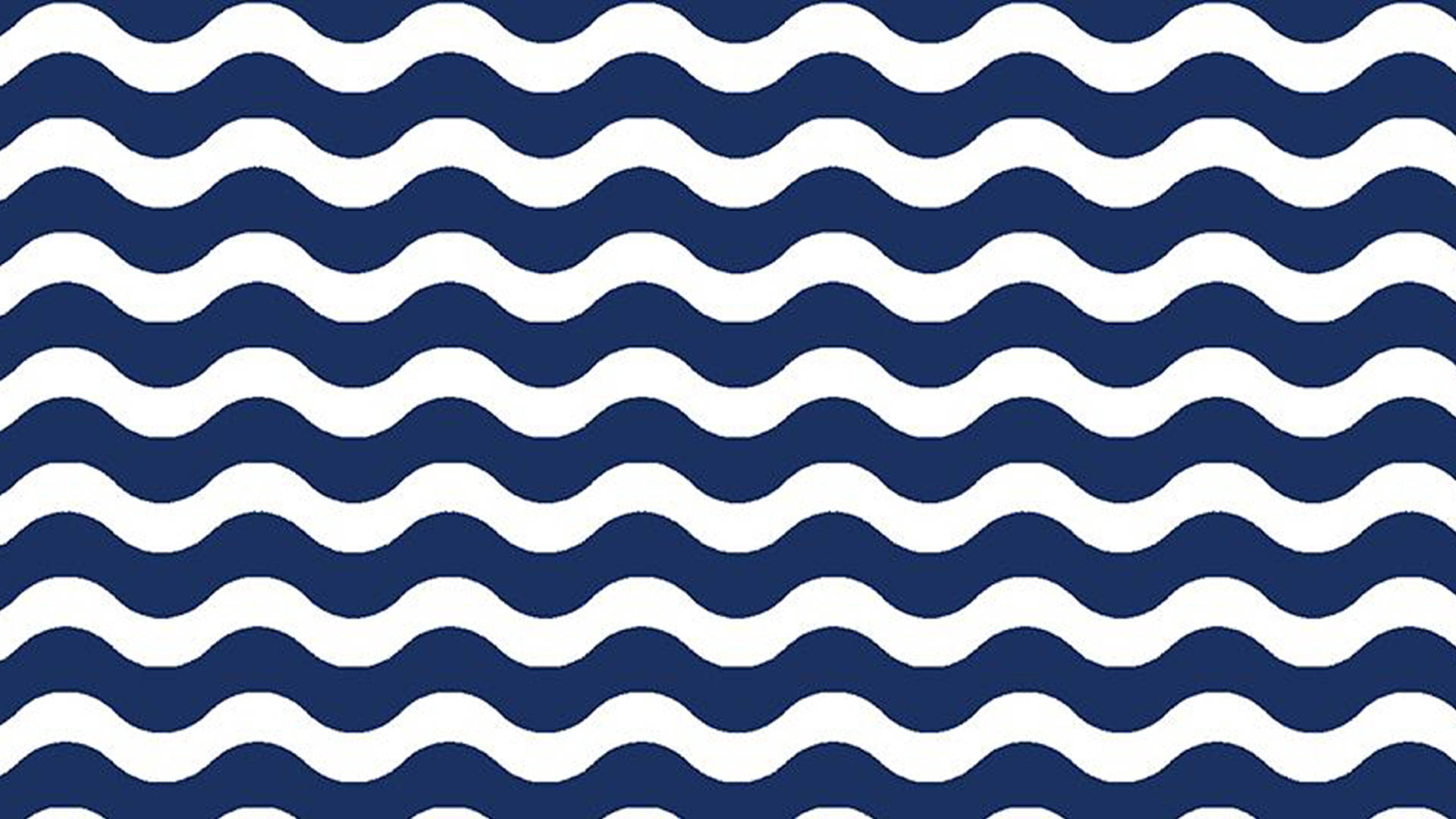 Preppy 桌布 壁紙 — 重複的海軍藍和白色波浪條紋以乾淨的幾何精確度創造出有節奏的航海圖案。