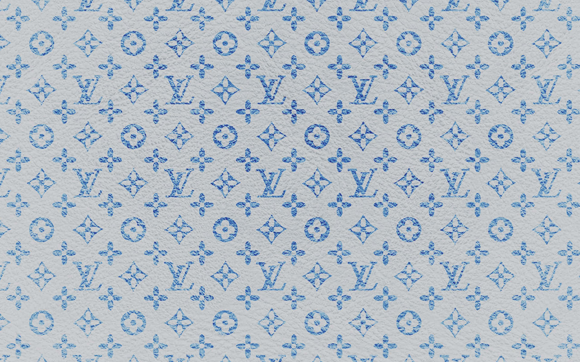 藍色字母組合圖案在有紋理的灰色布料 Wallpapers — 路易威登 GIF 壁紙