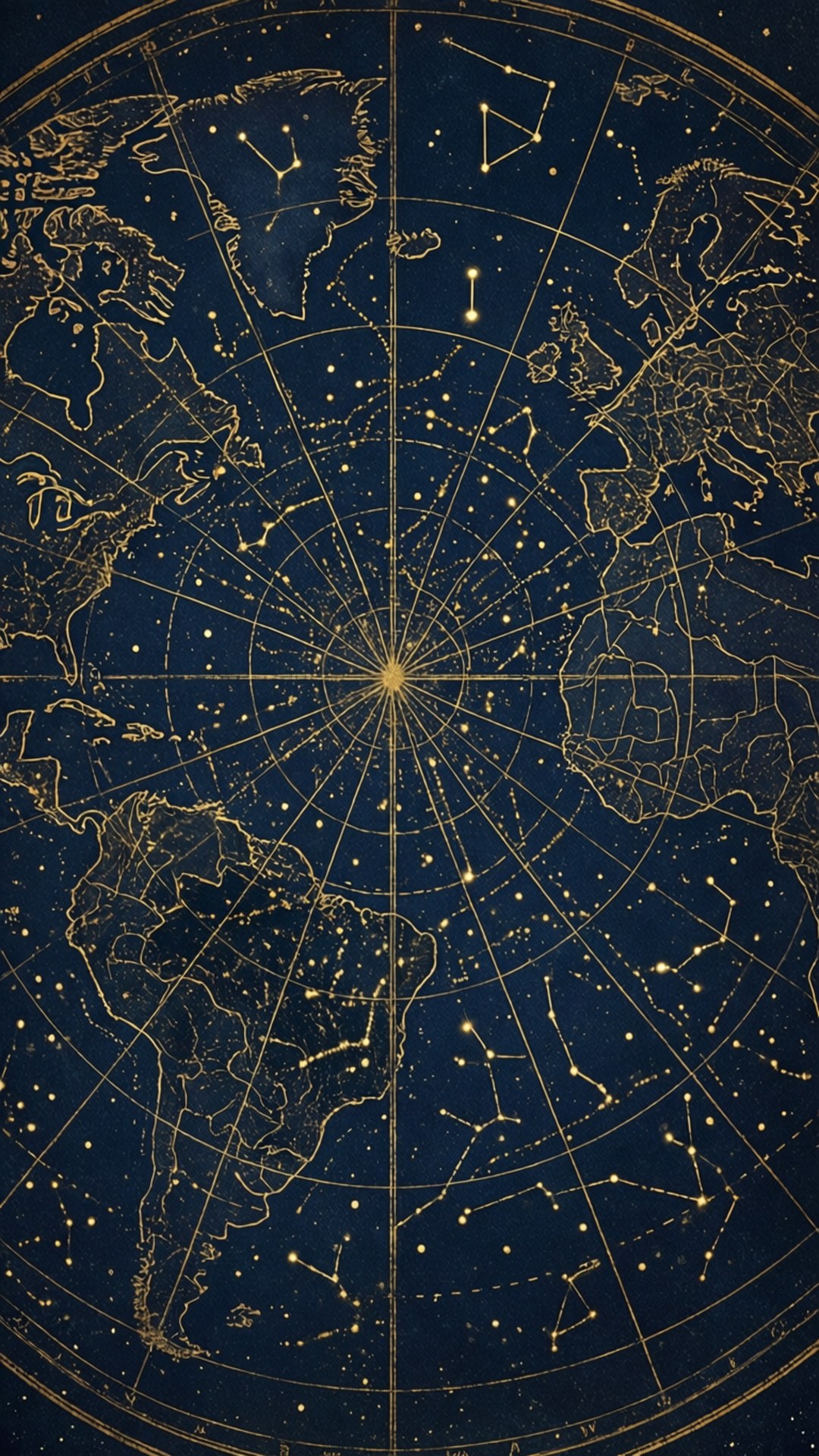 金色星座圖 壁紙