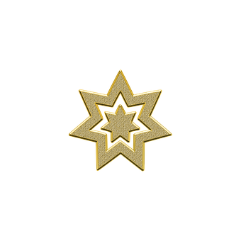 金色星星黑色背景 壁紙