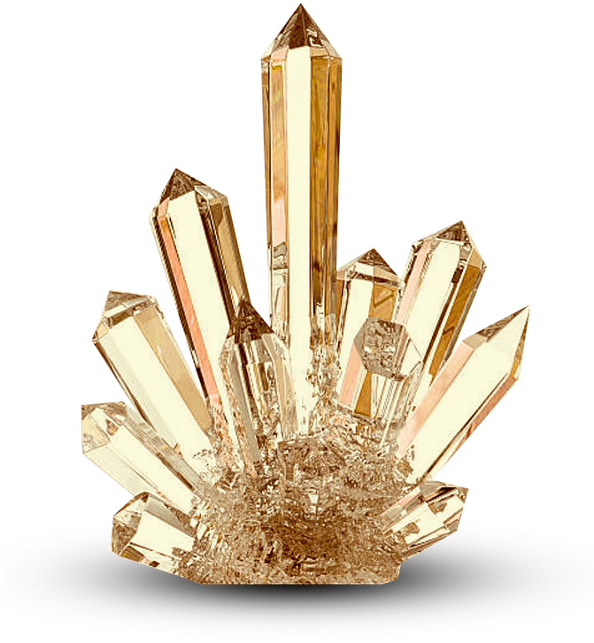金色石英晶簇 壁紙