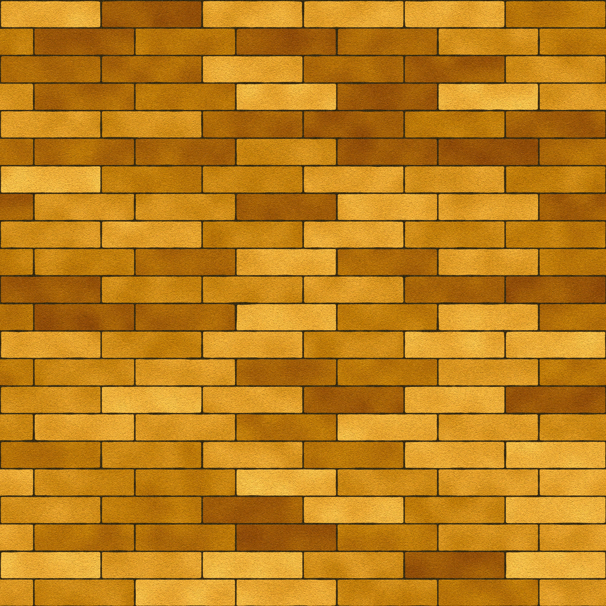 Brick 桌布 壁紙 — 金色磚牆的特寫，帶有溫暖的琥珀色和蜂蜜色調以及微妙的紋理變化。