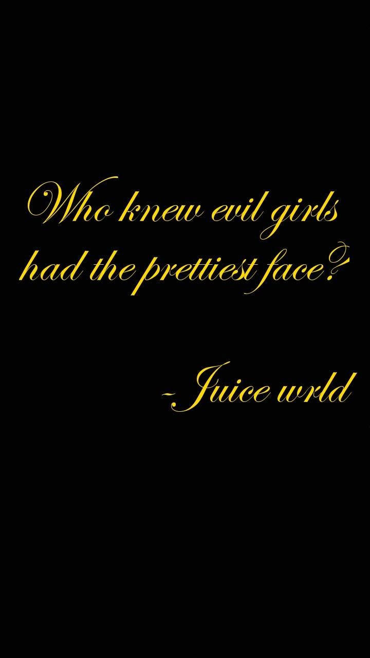 黑色背景，Juice wrld 的金色草書引言 — Juice Wrld 壁紙