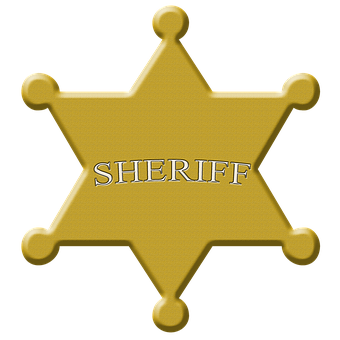 金色警長徽章 壁紙