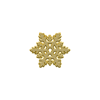 金色雪花黑色背景 壁紙