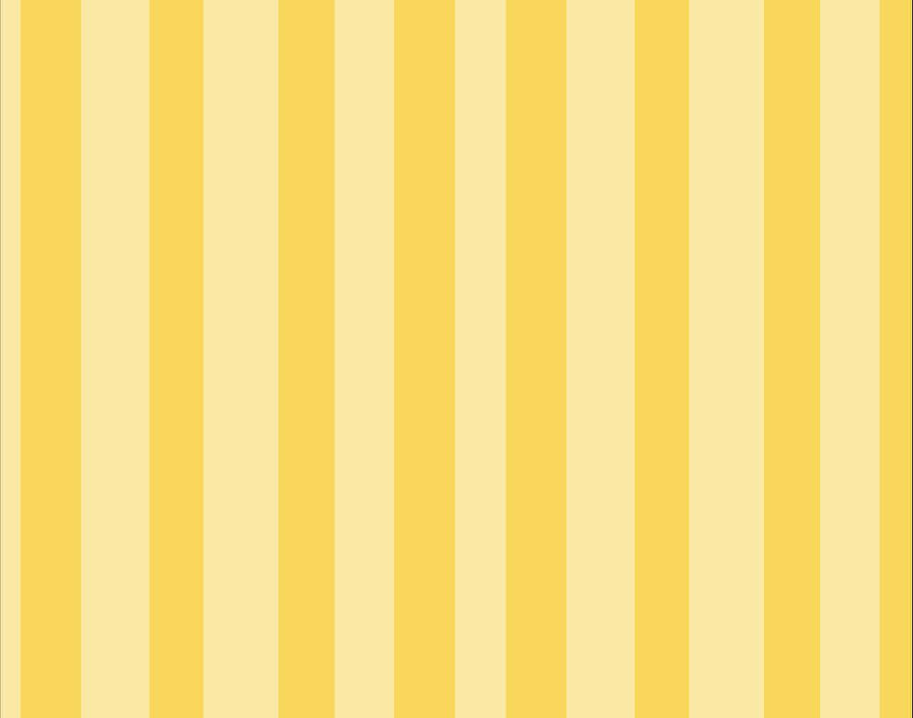 Yellow Striped 桌布 壁紙 — 金黃色與淡奶油色交替的垂直條紋，營造出溫暖歡快的圖案背景。