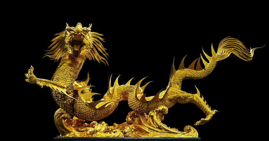 金龍背景 壁紙