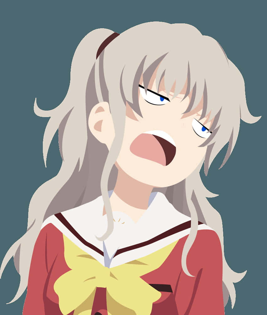 長髮女孩與黃色上衣 壁紙