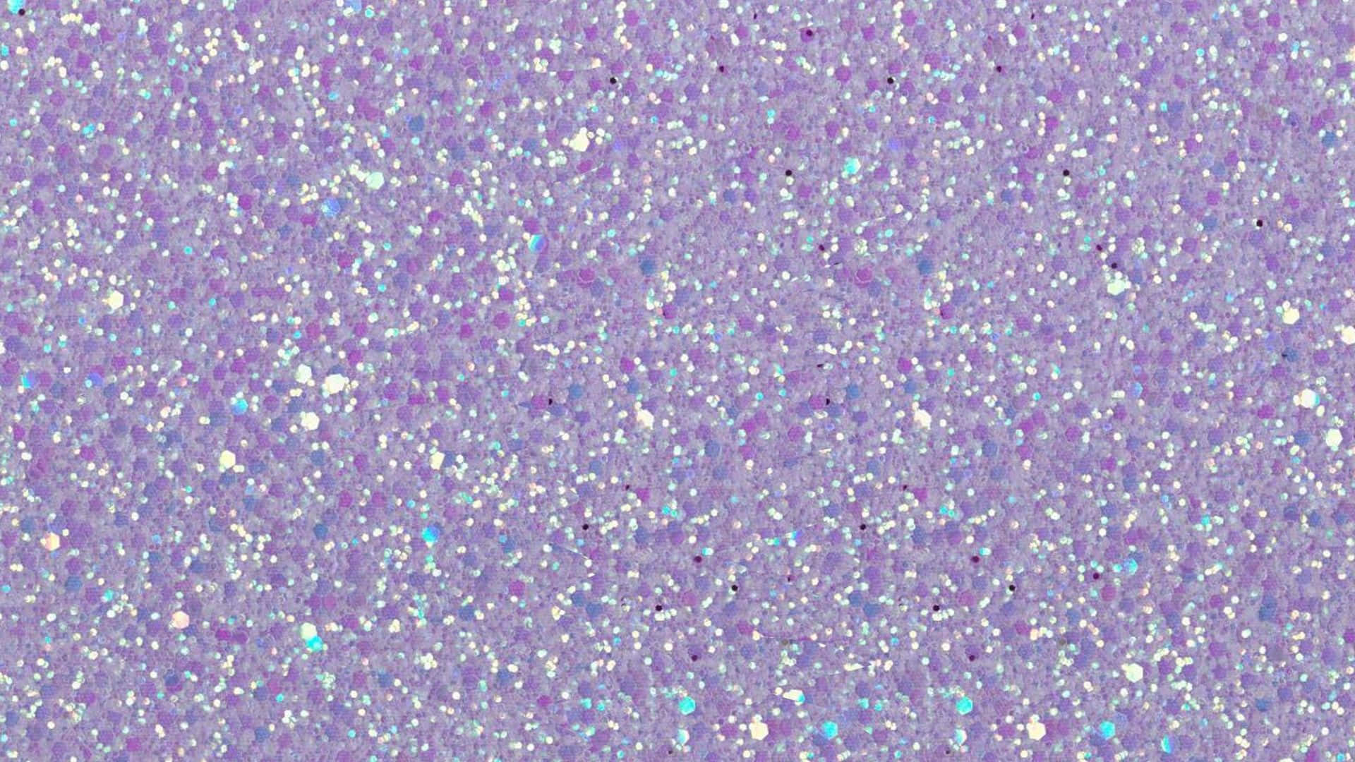 High Resolution Glitter 桌布 壁紙 — 閃爍的薰衣草亮粉質感，帶有散落的虹彩斑點捕捉光線。