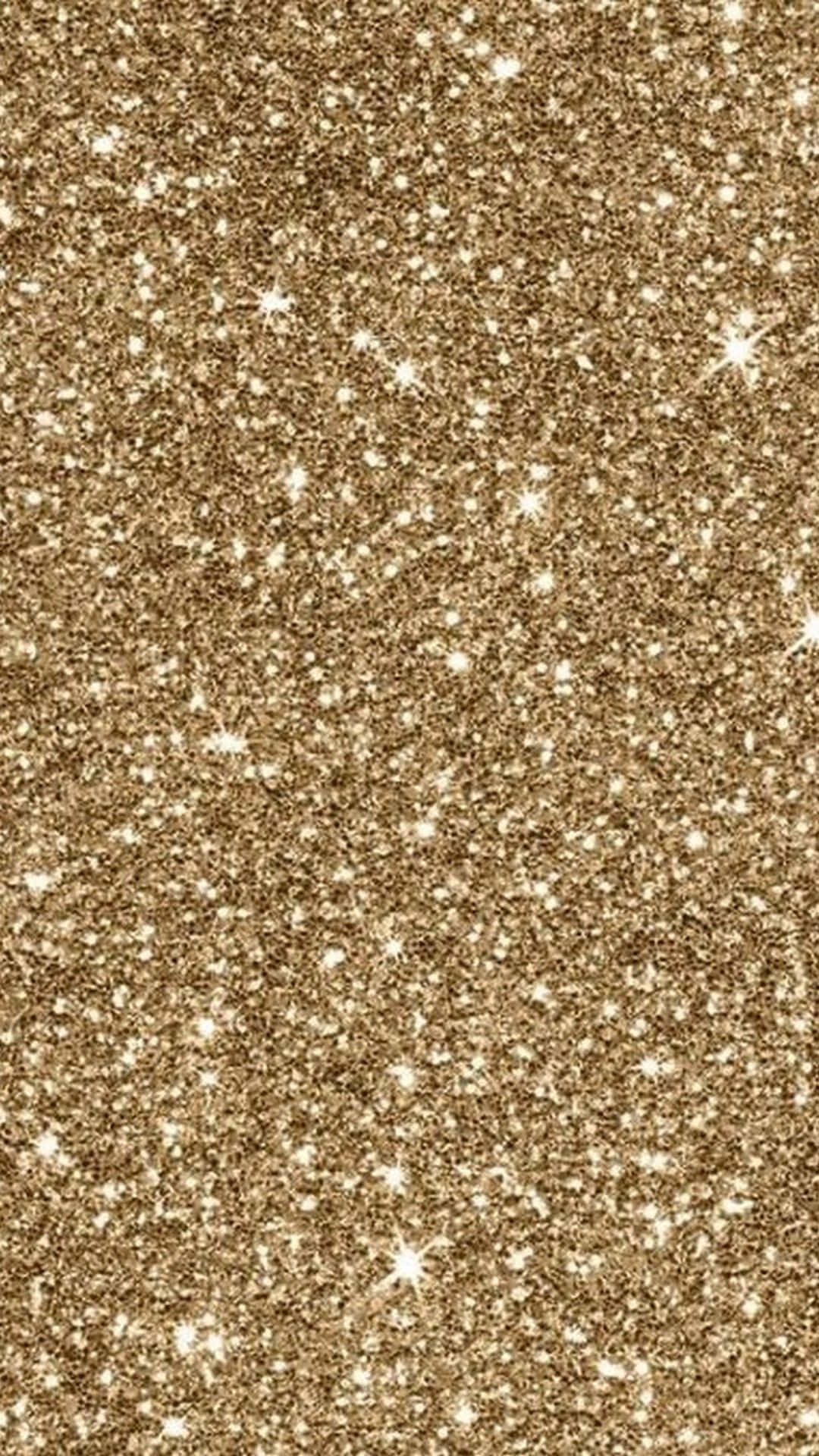Gold Glitter 桌布 壁紙 — 閃爍的金色亮粉紋理，表面散落著閃閃發光的白色斑點。