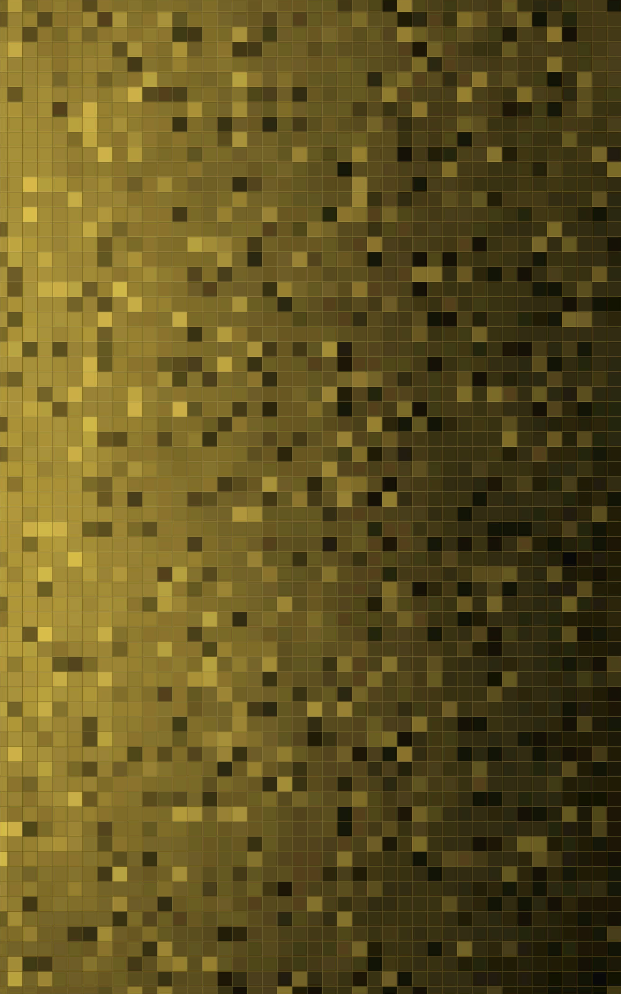 Gold Texture 桌布 壁紙 — 閃爍的金色像素化馬賽克紋理，帶有從亮到暗的漸變照明。