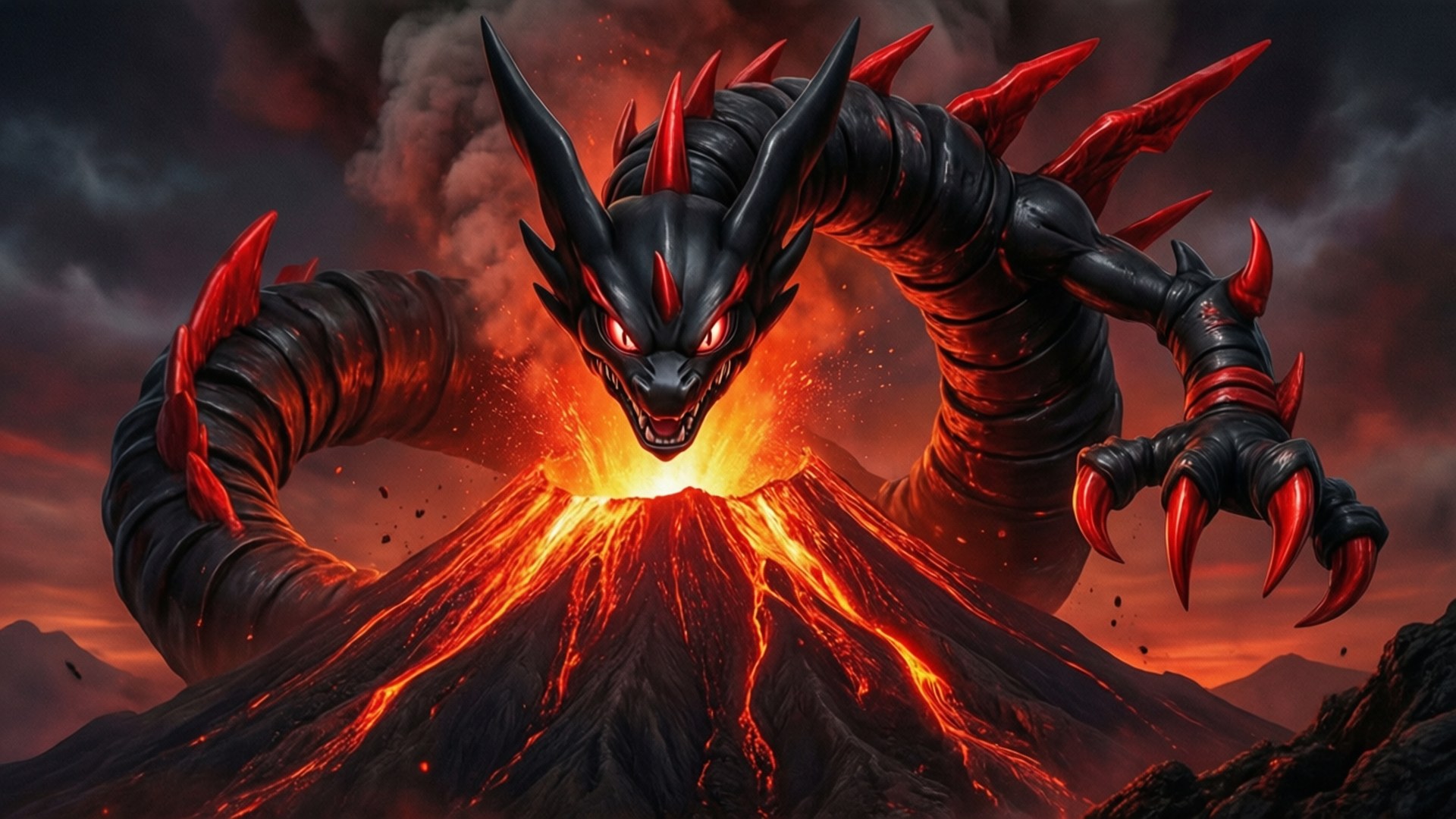 閃耀火山之怒 壁紙