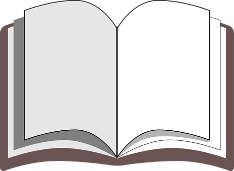 開啟的書本向量插圖 壁紙