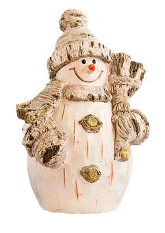 陶瓷雪人公仔揮手款 壁紙