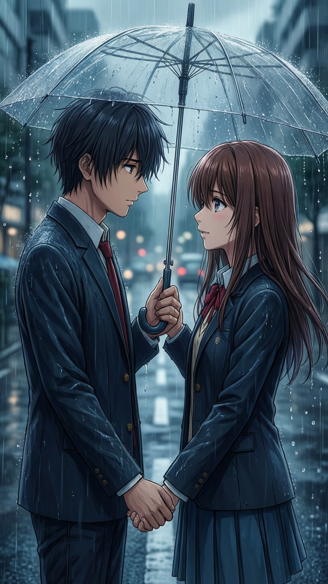 雨中同行 壁紙