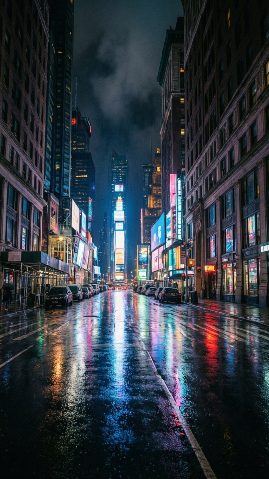 雨夜霓虹 壁紙