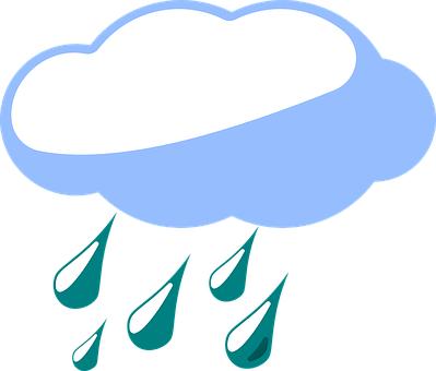 雨雲向量插圖 壁紙