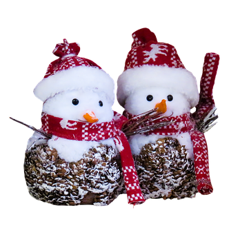雪人公仔冬季裝飾 壁紙