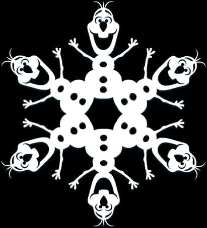 雪寶雪花圖案 壁紙