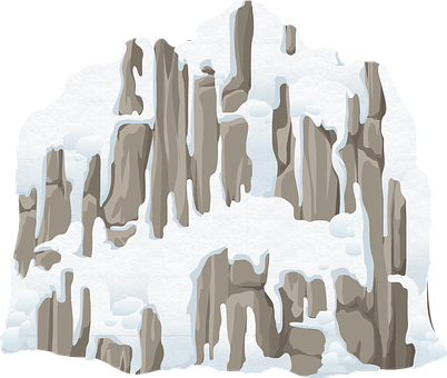 雪山剪影插圖 壁紙
