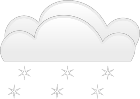 雪花從雲端飄落的剪貼圖 壁紙