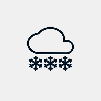 雪花雲朵圖標 壁紙