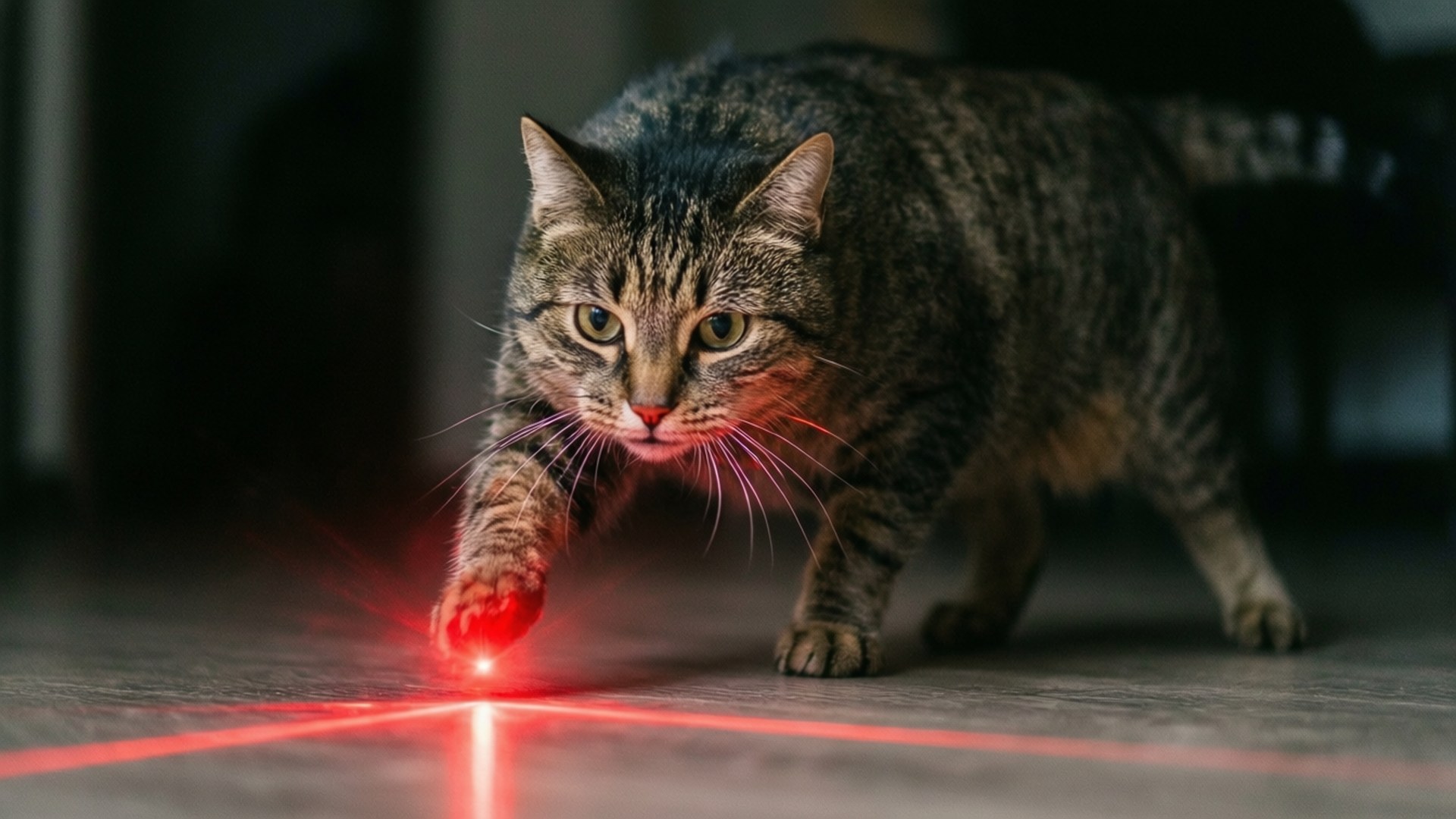 雷射光點追逐 壁紙