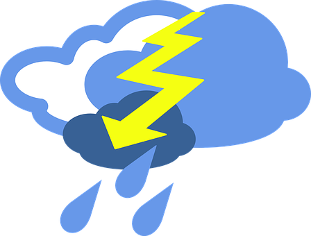 雷雨天氣圖示 壁紙