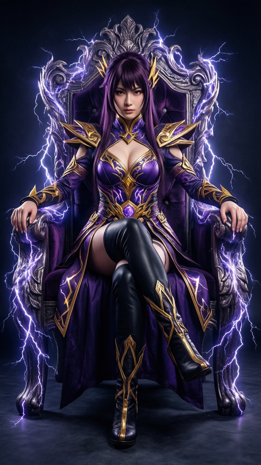 雷電女神王座 壁紙