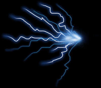 電光藍色閃電 壁紙