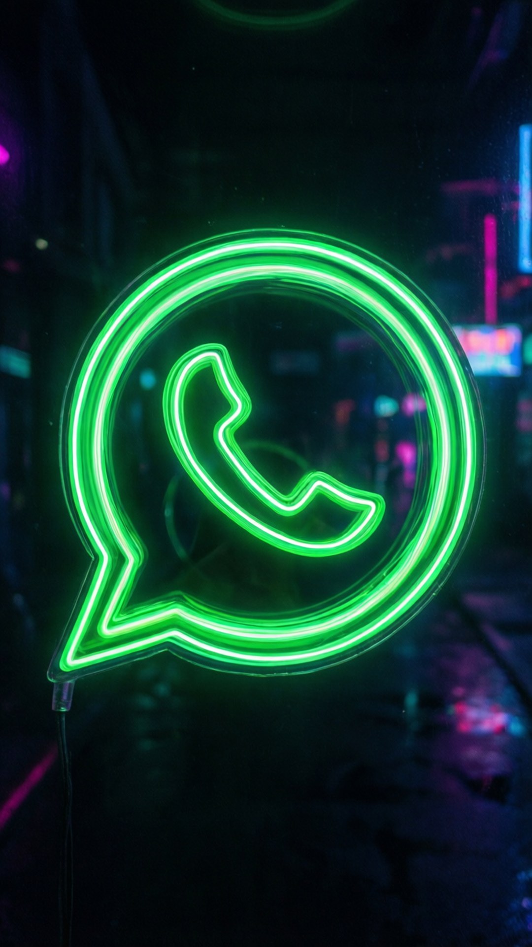 霓虹 WhatsApp 壁紙