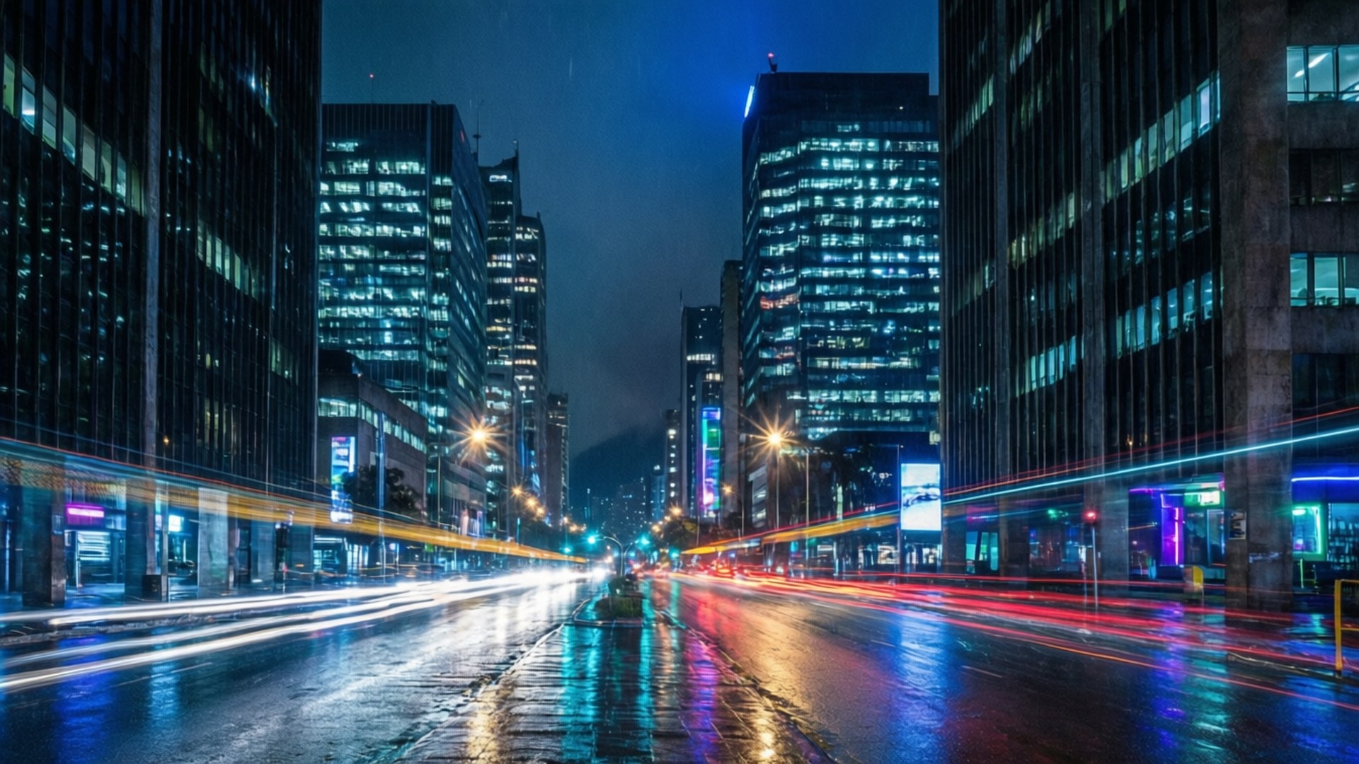 霓虹波哥大之夜 壁紙